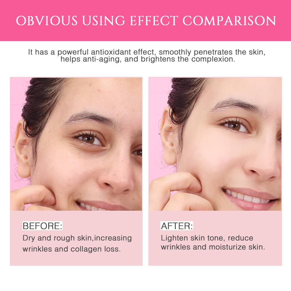 30ML Natural Anti Age And Whitening Skin Strawberry 24k Gold Serum