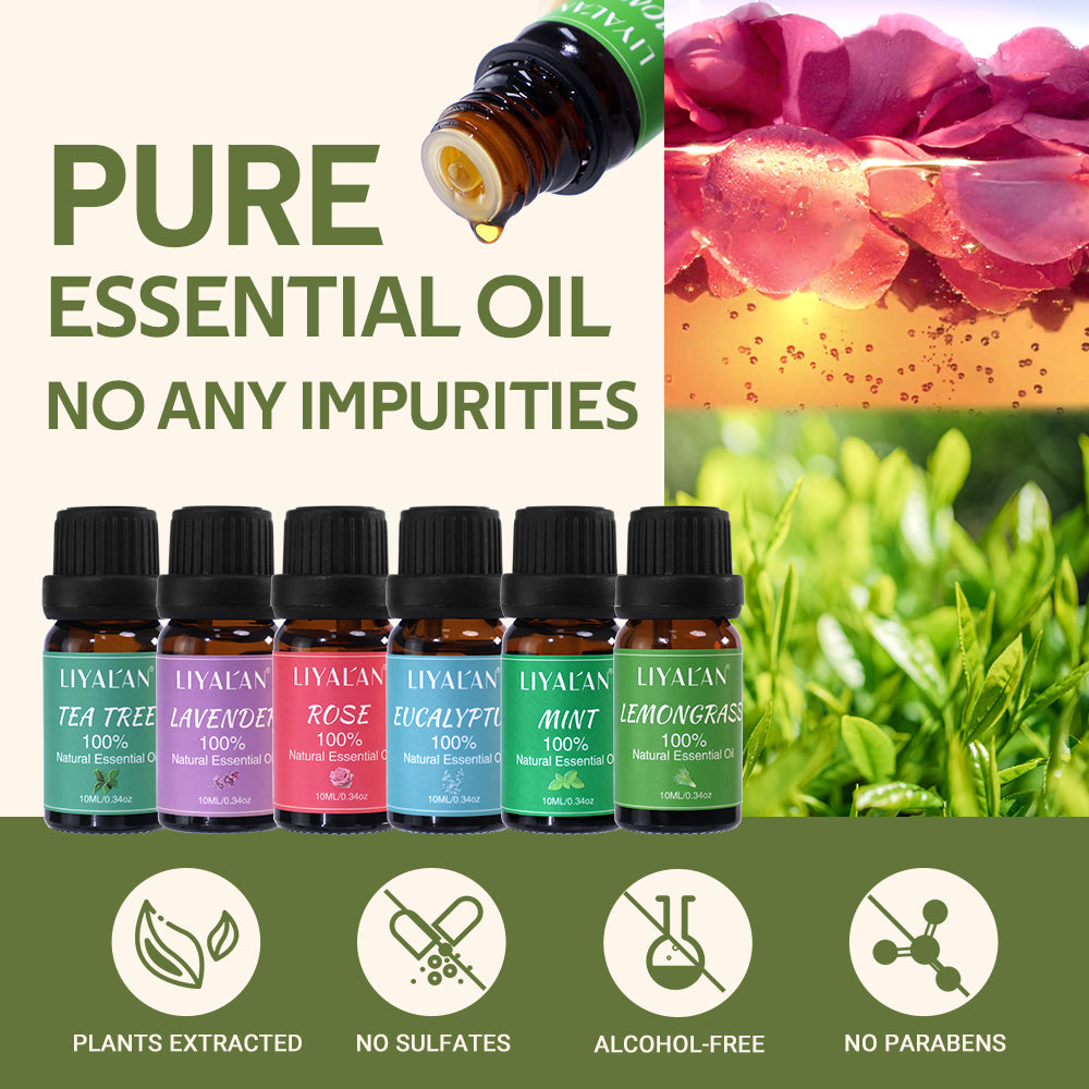 LIYALAN Pure Essential Oil Gift Set