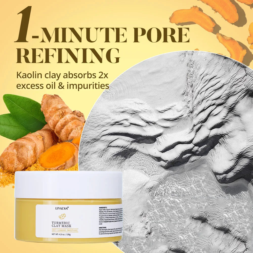 LIYALAN Turmeric Clay Mask