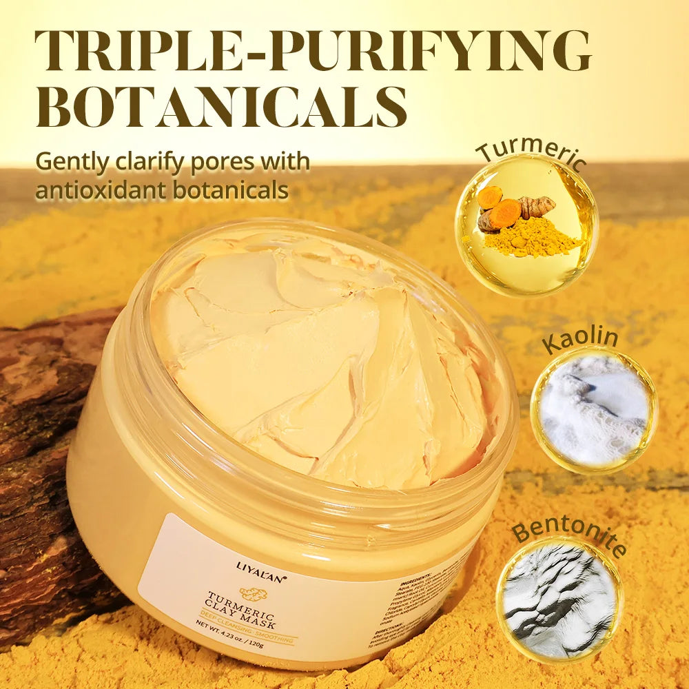 LIYALAN Turmeric Clay Mask