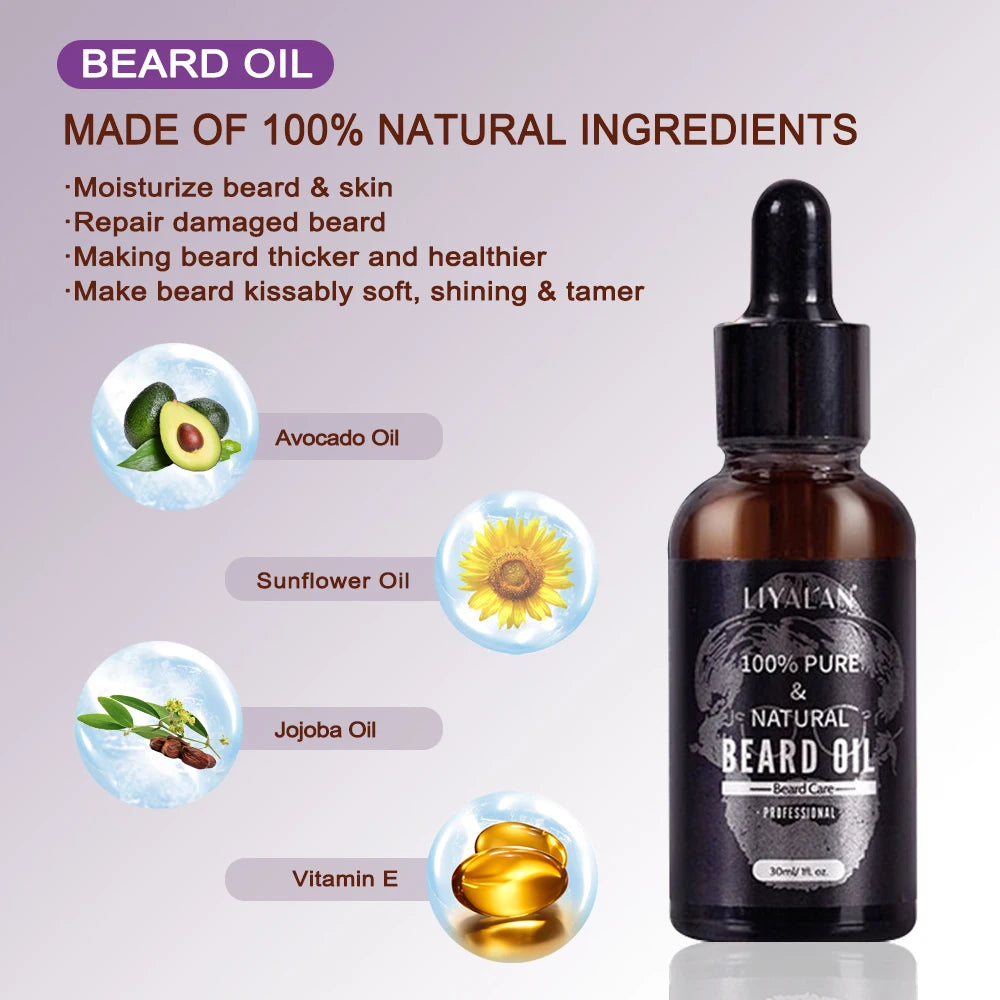 LIYALAN Men Beard Growth Kit