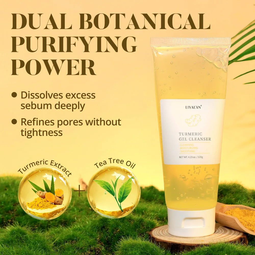 LIYALAN Turmeric Gel Cleanser