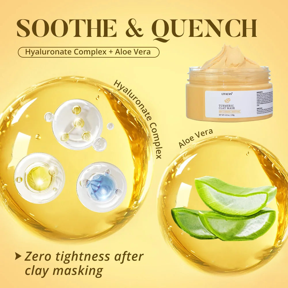 LIYALAN Turmeric Clay Mask