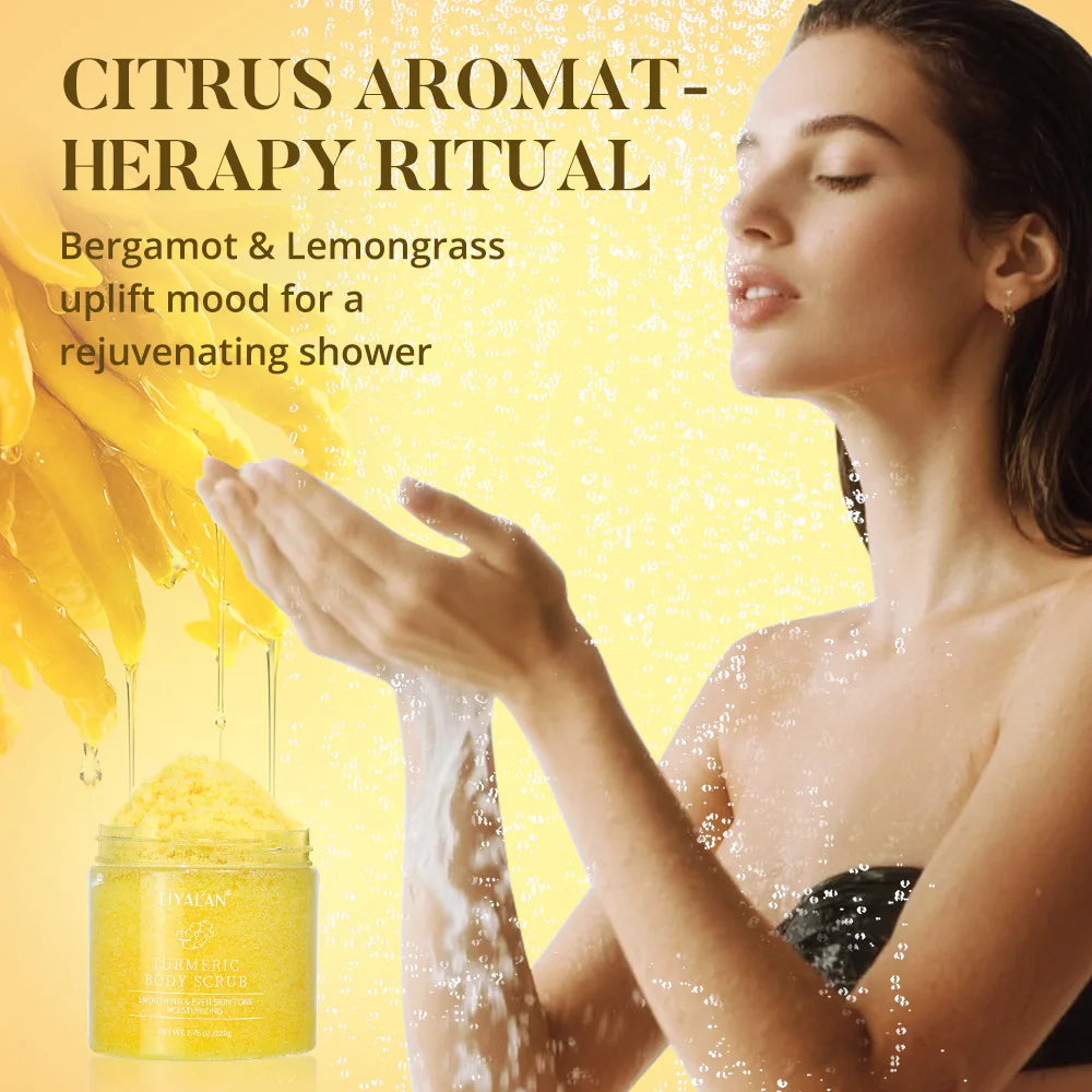 LIYALAN Turmeric Body Scrub