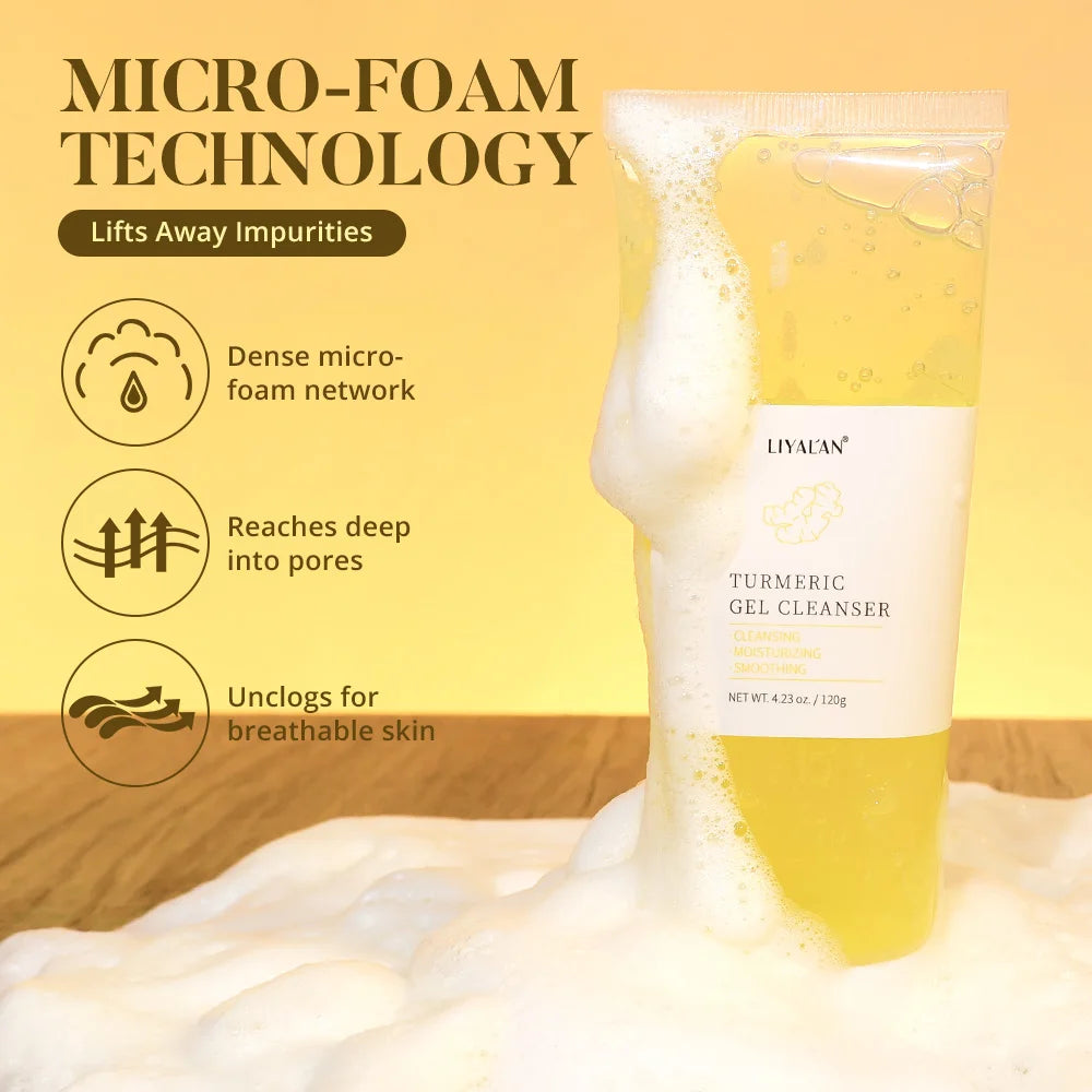 LIYALAN Turmeric Gel Cleanser