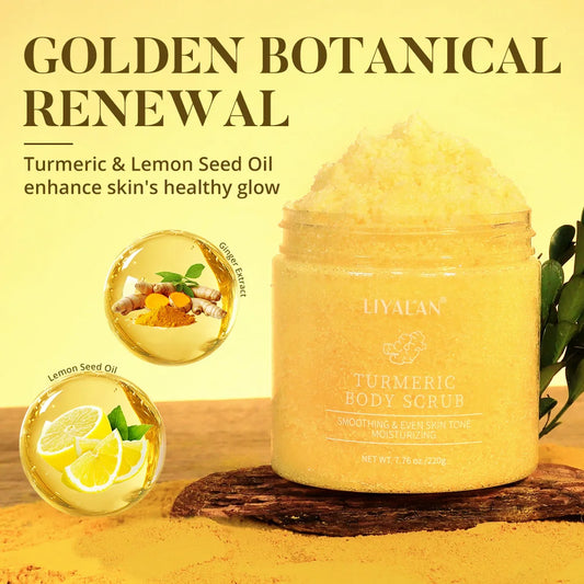 LIYALAN Turmeric Body Scrub