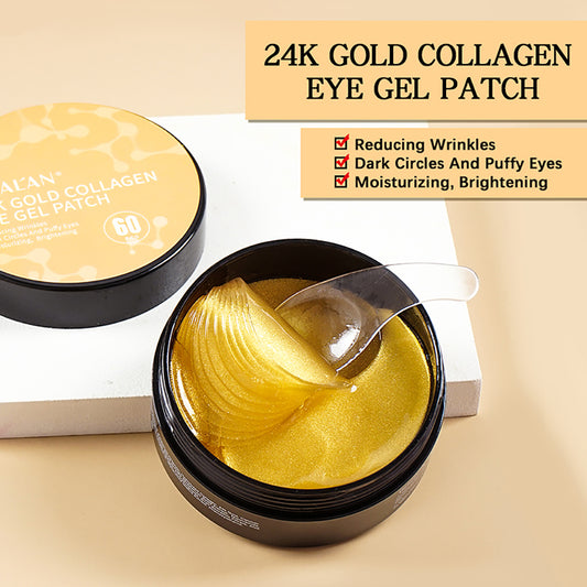 60PC 24K Gold Collagen Eye Mask Patch