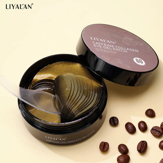 LIYALAN Caffeine Collagen Under Eyes Patches