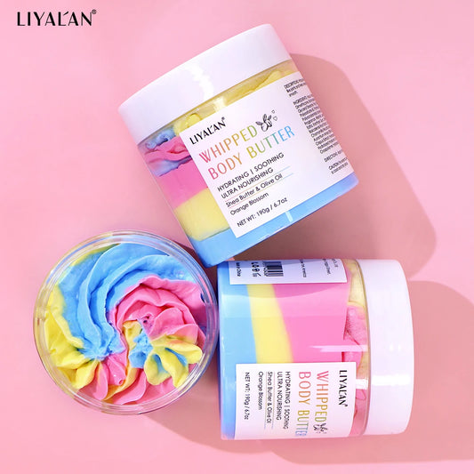 LIYALAN Rainbow Whipped Body Butter