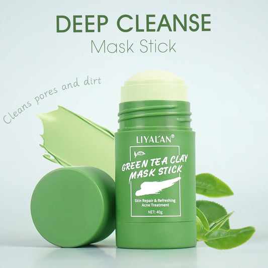 LIYALAN Green Tea Clay Mask Stick