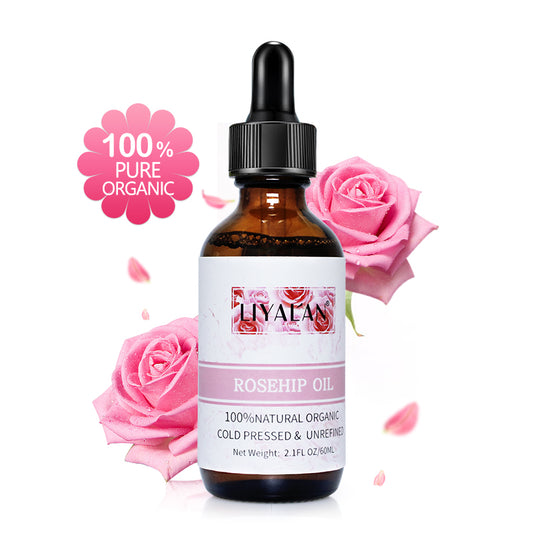 Organic Rosehip Oil Vegan Cold Pressed Moisturizer For Face Hair & Body