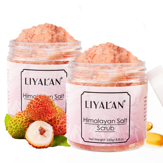 Himalayan salt body scrub