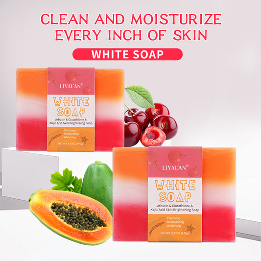 Skin Whitening Brightening Arbutin Glutathione Kojic Acid Soap