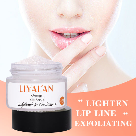 Orange Flavor Natural Organic Lip Care Lip Scrub