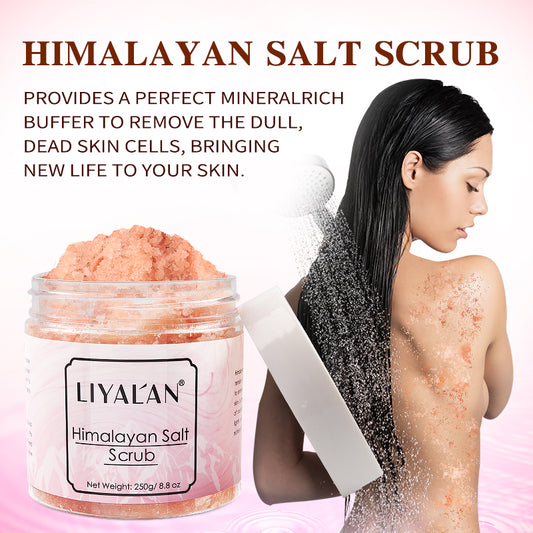 Himalayan salt body scrub
