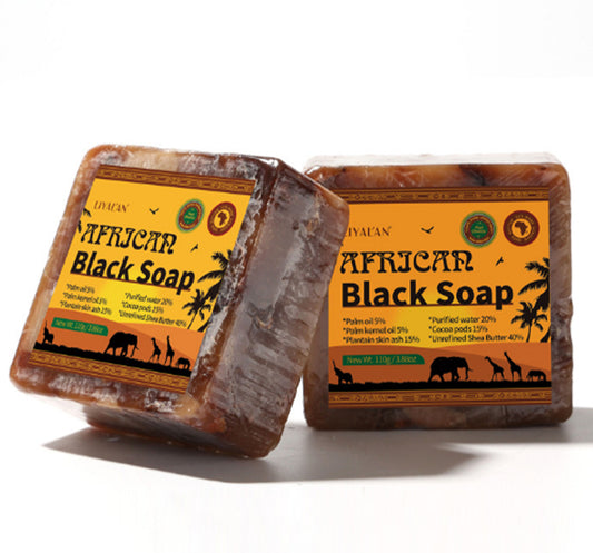 Natural Organic Handmade Africa Black Soap