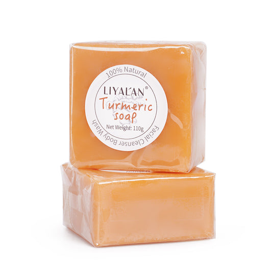 LIYALAN Handmade Tumeric Soap For Skin Whitening