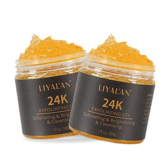 LIYALAN Facial Cleanser 24K Exfoliating Gel